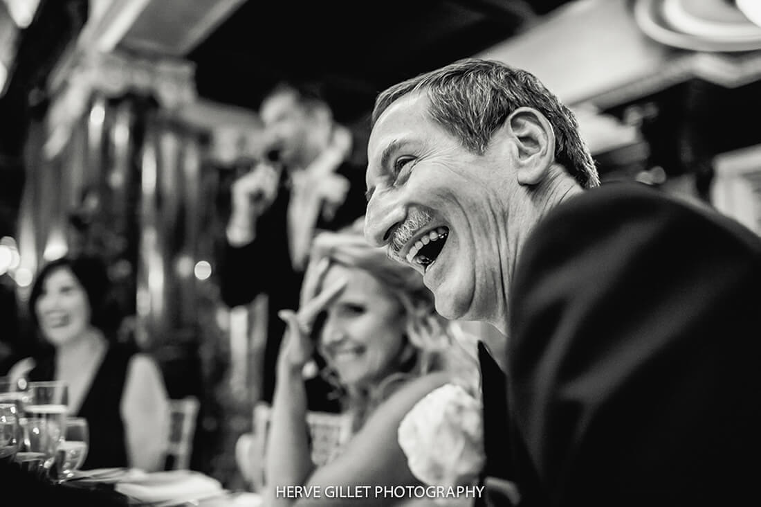 Dad Laughing Wedding Photography Herve Photography