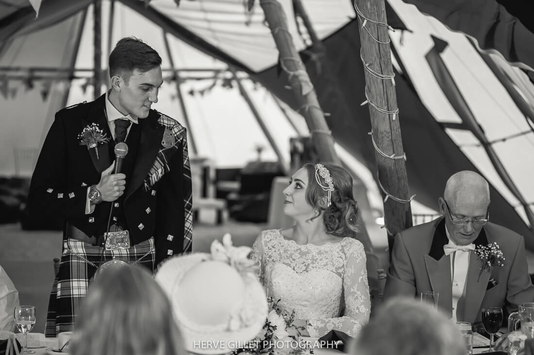 Lancashire Tipi Wedding Photography