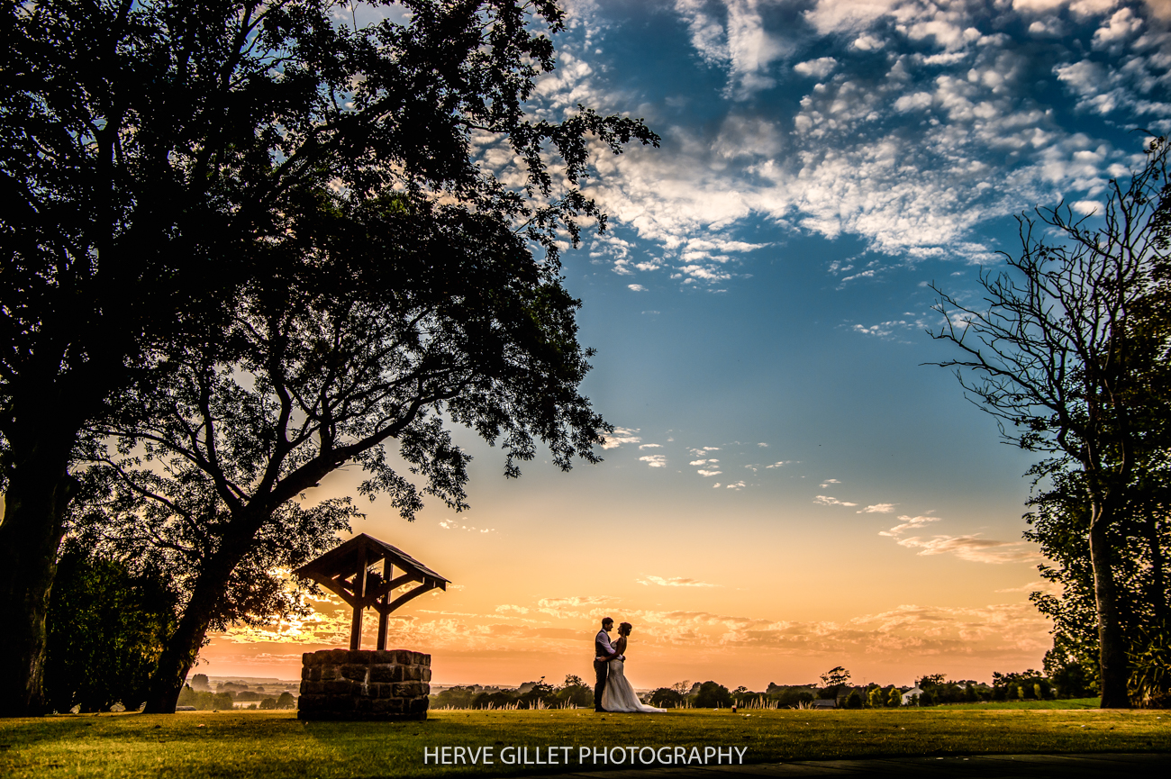 sun set wedding photography at the West Tower