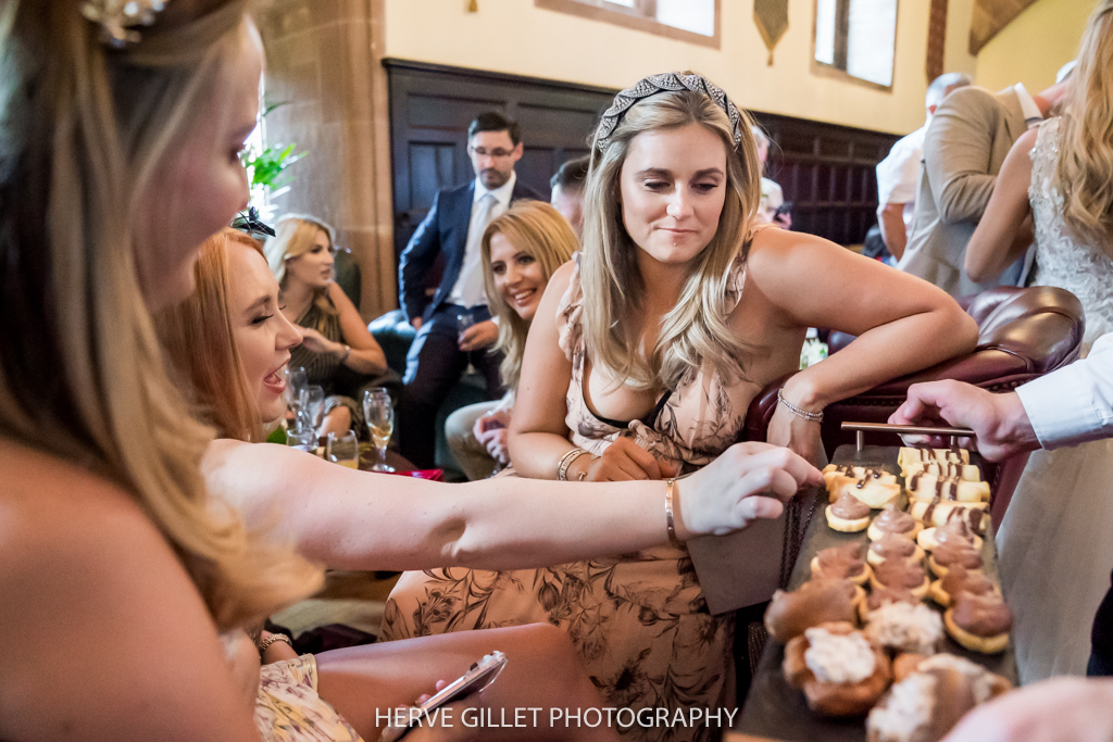 Cheshire wedding photography at Peckforton Castle